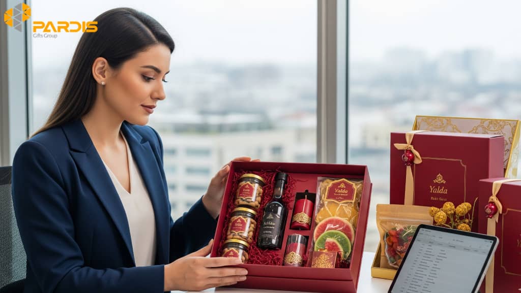ست هدیه تبلیغاتی شب یلدا برای شرکت‌ها